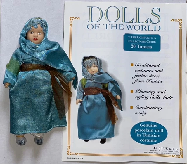 TUNISIA 20 VINTAGE Dolls of the World The Complete Collectors Guide £